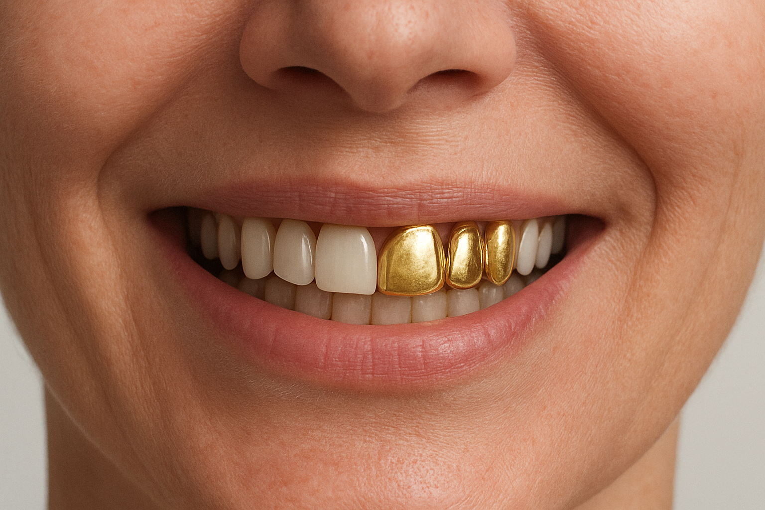 gold denture teeth